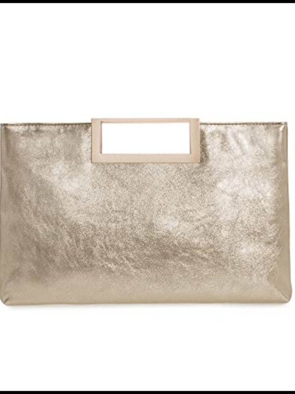 PU Leather Convertible Clutch Handbag